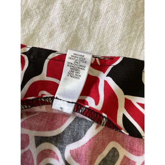 Rose Print Full Skirt 20W - Picture 8 of 9